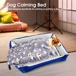 Vaka Navy Dog Bed Pet Cat Calming Floor Mat Sleeping Cave Washable Extra Large 29702 - Pet Care > Dog Supplies > Dog