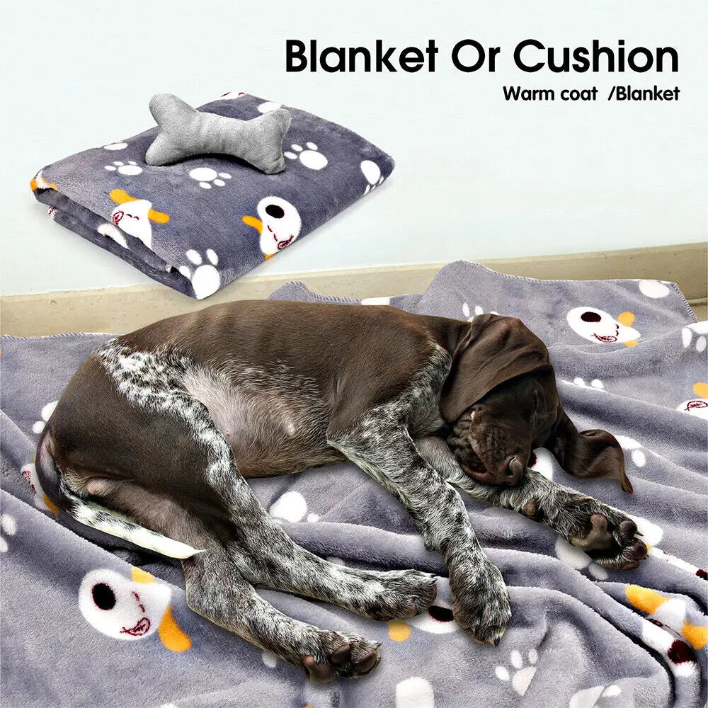 Vaka Navy Dog Bed Pet Cat Calming Floor Mat Sleeping Cave Washable Extra Large 29702 - Pet Care > Dog Supplies > Dog