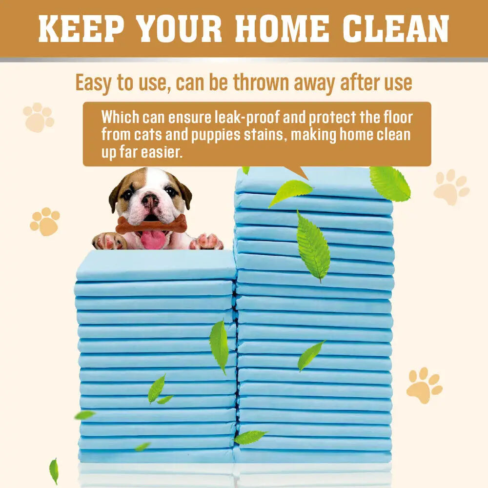 VaKa Pet Training Pad 400 Puppy Pads Toilet Pee Indoor Absorbent 60x60cm Dog - Pet Care > Dog Supplies > Dog Training