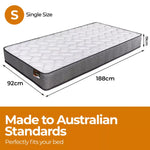 ValueSleeper 3-Zone Orthopaedic Pocket Spring Single Mattress - Furniture > Mattresses