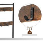 VASAGLE Coat Rack Stand Height 175 cm Rustic Brown HSR41BX - Furniture > Living Room
