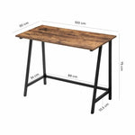 VASAGLE Computer Desk Rustic Brown and Black LWD40X - Furniture > Office