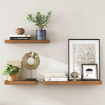VASAGLE Floating Wall Shelf for Photos Decorations Rustic Brown - Furniture > Living Room
