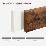 VASAGLE Floating Wall Shelf for Photos Decorations Rustic Brown - Furniture > Living Room