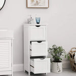 VASAGLE Floor Cabinet with 3 Drawers White BBC50WT - Furniture > Living Room
