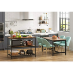VASAGLE Kitchen Shelf Rustic Brown and Black KKI01BX - Furniture > Living Room