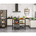 VASAGLE Kitchen Shelf Rustic Brown and Black KKI01BX - Furniture > Living Room
