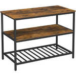 VASAGLE Kitchen Shelf Rustic Brown and Black KKI01BX - Furniture > Living Room