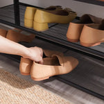 VASAGLE Shoe Rack 3 Tier Greige LBS73MB - Furniture > Living Room