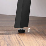 VASAGLE Side Table Rustic Brown and Black LET54X - Furniture > Living Room