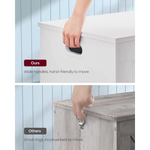 VASAGLE Storage Bench White LHS11WTV1 - Home & Garden > Storage
