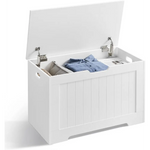 VASAGLE Storage Bench White LHS11WTV1 - Home & Garden > Storage
