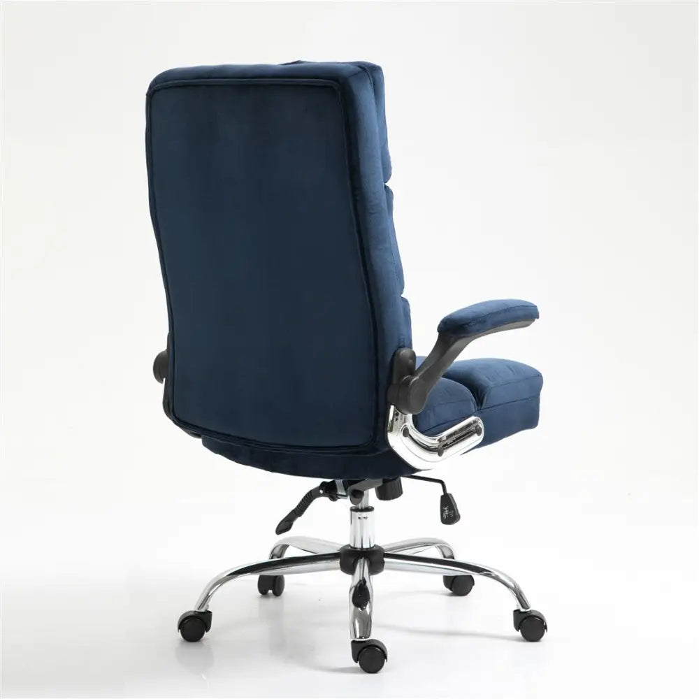 Velvet Home Ergonomic Swivel Adjustable Tilt Angle and Flip-up Arms Office Chair - Furniture > Office