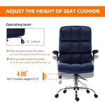 Velvet Home Ergonomic Swivel Adjustable Tilt Angle and Flip-up Arms Office Chair - Furniture > Office