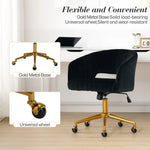 Velvet Home Office Chair- Black - Furniture > Office > Office & Desk Chairs