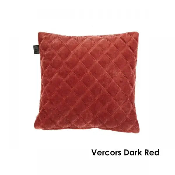 Vercors Cotton Dark Red Cushion by Bedding House - Home & Garden > Decor > Cushions & Throws