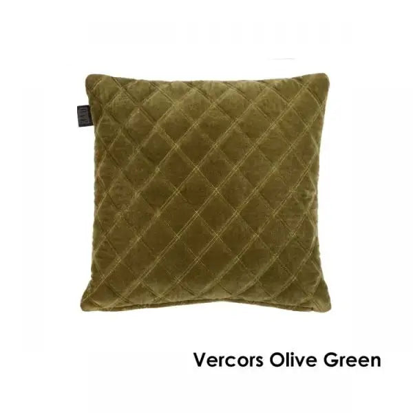 Vercors Cotton Olive Green Cushion by Bedding House - Home & Garden > Decor > Cushions & Throws