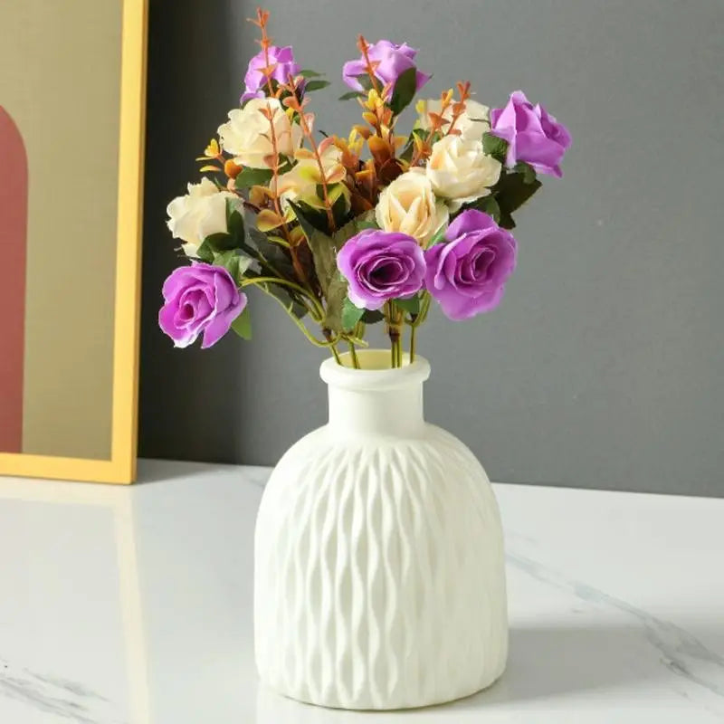 Versatile Drop-resistant Potted Plant Vase for Wet and Dry - Rose Pink - Home & Garden > Decor > Vases & Table Decor