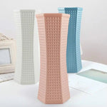 Versatile Plastic Vase for Creative Wet and Dry Flower Arrangements - Milk White - Home & Garden > Decor > Vases &