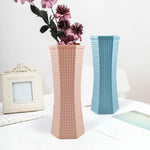 Versatile Plastic Vase for Creative Wet and Dry Flower Arrangements - Milk White - Home & Garden > Decor > Vases &