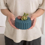 Versatile Vase for Wet and Dry Flowers - Glazed Decorative Pot - Light Green - Home & Garden > Decor > Vases & Table
