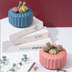 Versatile Vase for Wet and Dry Flowers - Glazed Decorative Pot - Sea Blue - Home & Garden > Decor > Vases & Table Decor