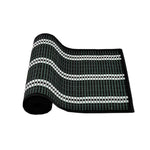 Victoria Bamboo Table Runner 140 x 33cm Black Silver - Home & Garden > Kitchenware
