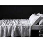 Vintage Design Homewares 100% Linen White Sheet Set DOUBLE - Home & Garden > Bedding > Bed Sheets