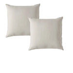 Vintage Design Homewares Pair of Natural French Linen European Pillowcases - Home & Garden > Bedding