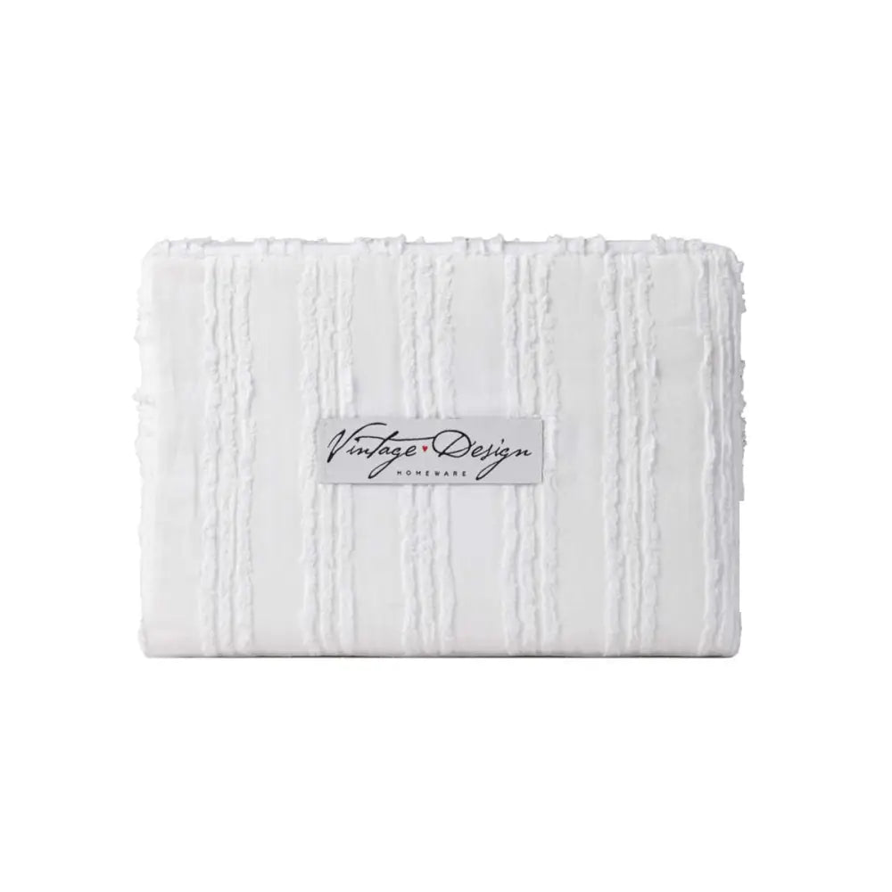 Vintage Design Homewares Reflections White Cotton Quilt Cover Set Single - Home & Garden > Bedding