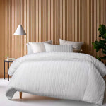 Vintage Design Homewares Reflections White Cotton Quilt Cover Set Double - Home & Garden > Bedding