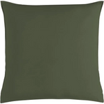 Vintage Washed 100% Cotton European Pillowcase - Luxurious European Pillow Cover - Khaki Green - Home & Garden >