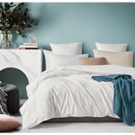 Vintage Washed 100% Cotton European Pillowcase - Luxurious European Pillow Cover - White - 1 Pc - Home & Garden >