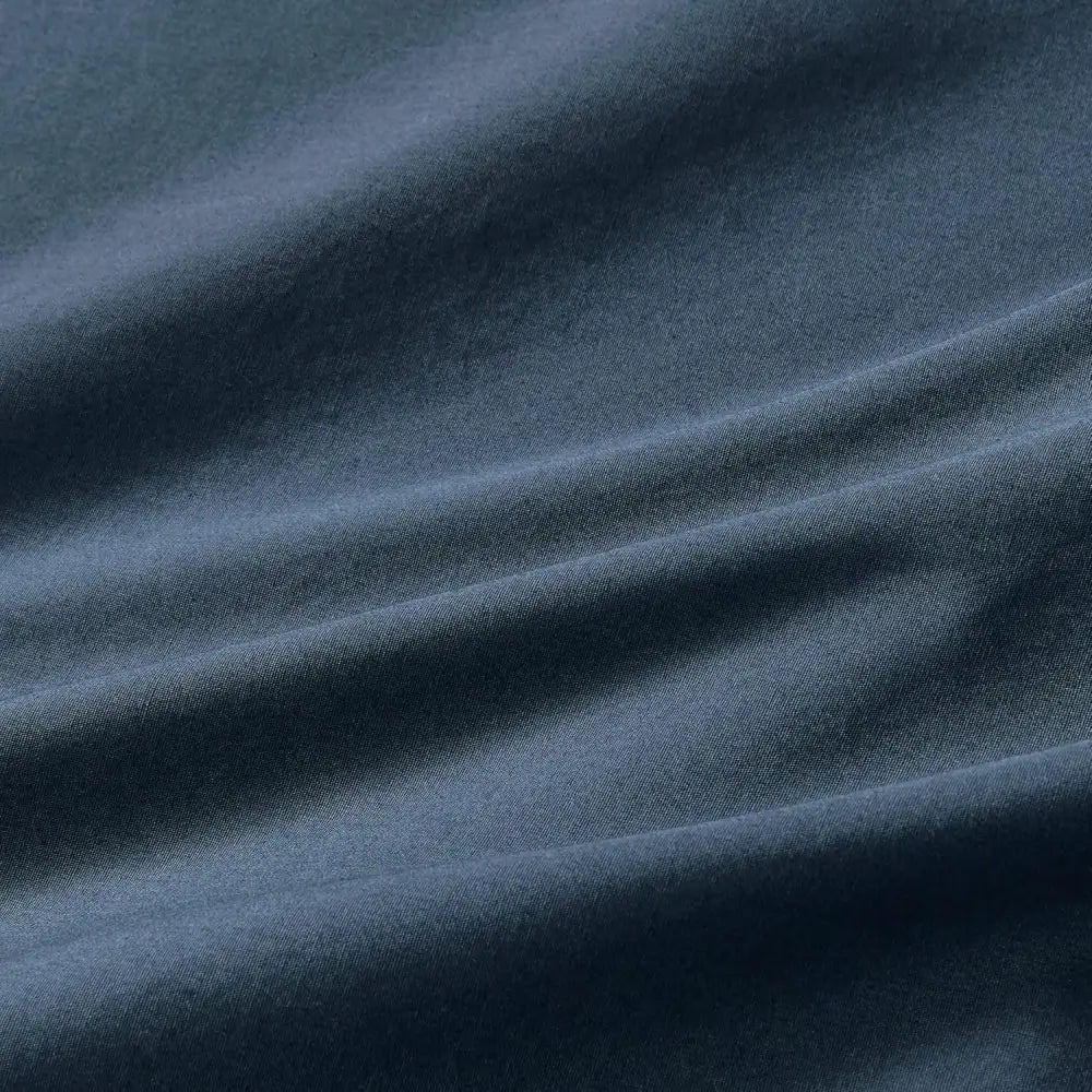 Vintage Washed 100% Cotton European Pillowcase - Luxurious European Pillow Cover - Dark Indigo - 1 Pc - Home & Garden >