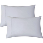 Vintage Washed 100% Cotton Sheet Set with 2 Pillowcases - Silver - King Single - Home & Garden > Bedding > Bed Sheets