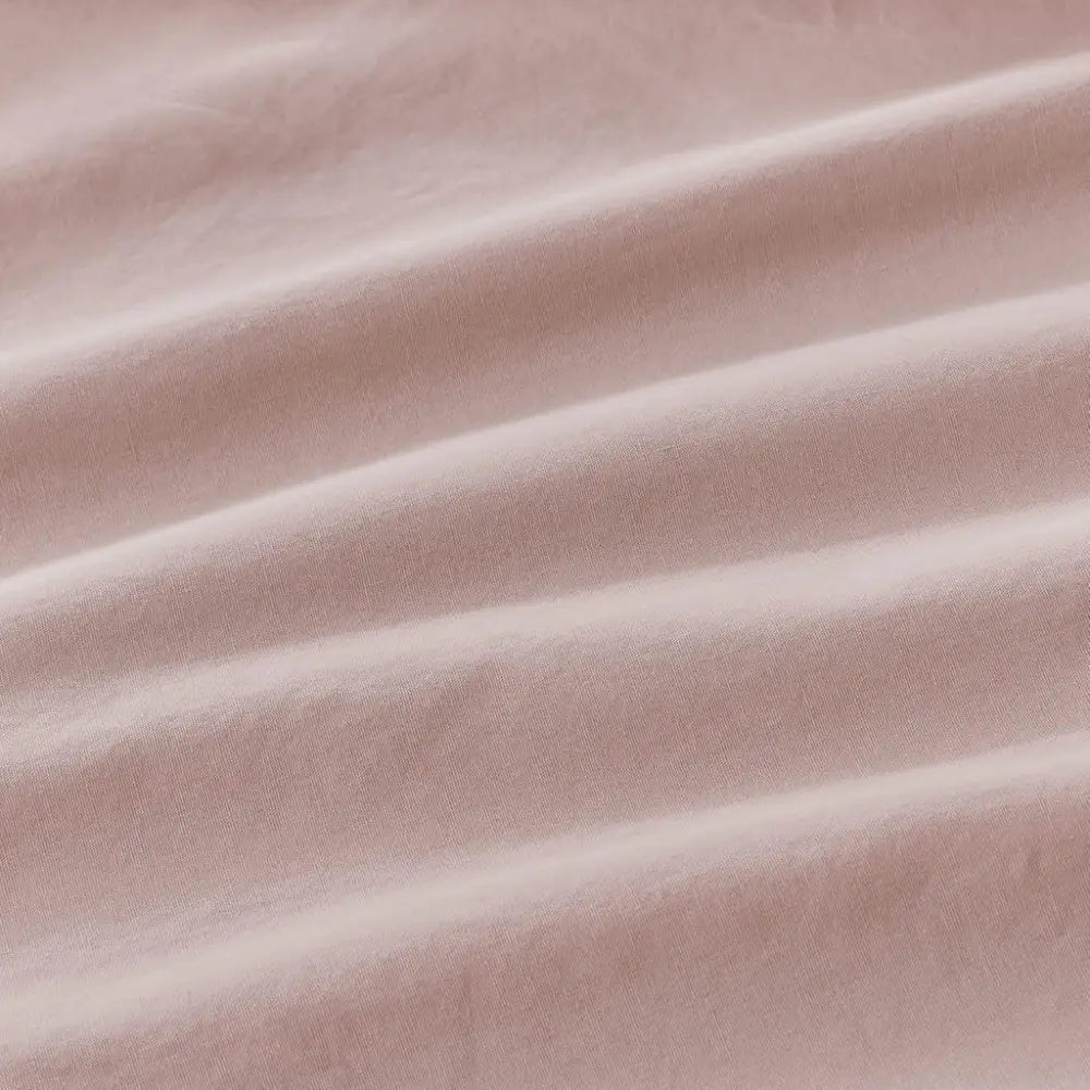 Vintage Washed 100% Cotton Standard Pillowcase - Luxurious Standard Pillow Cover - Pink - 2 Pcs - Home & Garden >