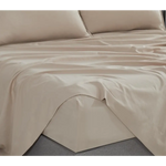 Vintage Washed Microfibre Sheet Set with 1 Pillowcase - Linen - King Single - Home & Garden > Bedding > Bed Sheets