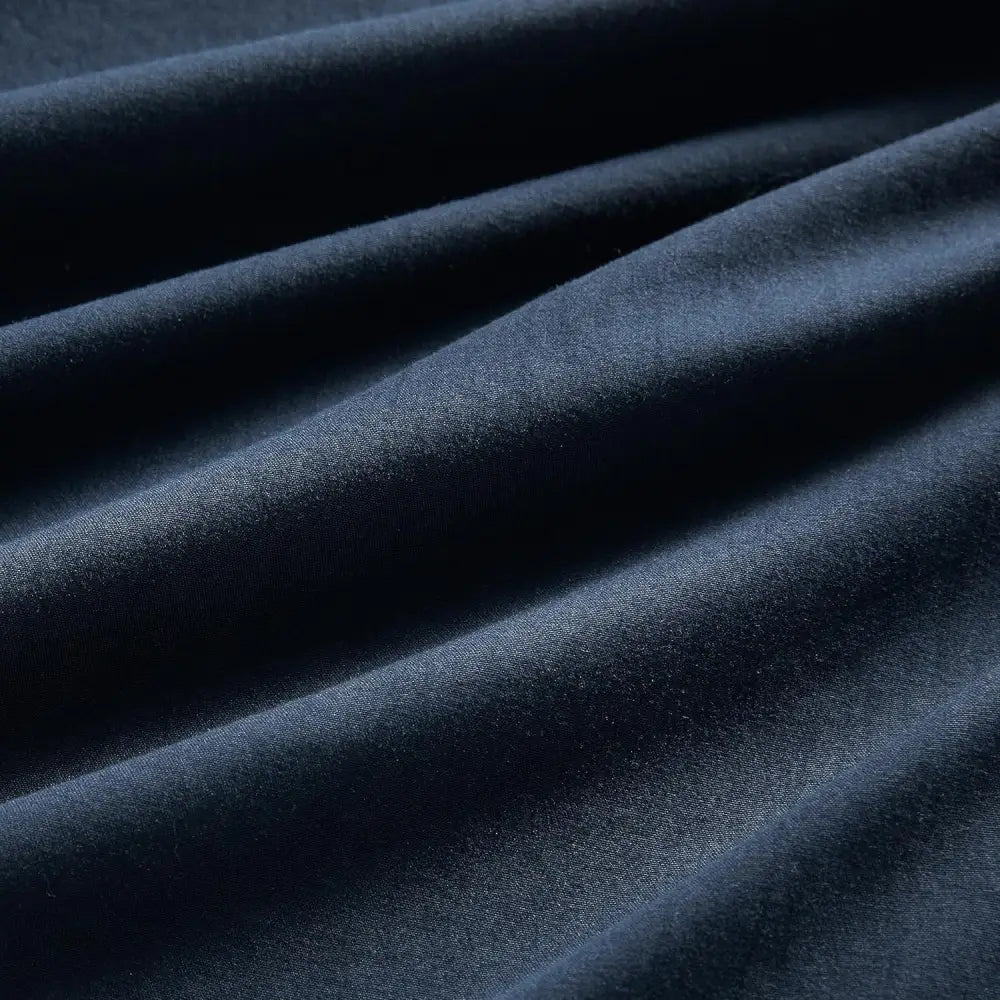 Vintage Washed Microfibre Sheet Set with 1 Pillowcase - Navy - Single - Home & Garden > Bedding > Bed Sheets