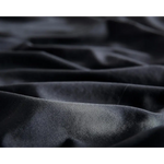 Vintage Washed Microfibre Sheet Set with 2 Pillowcases - Black - King - Home & Garden > Bedding > Bed Sheets