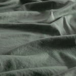 Vintage Washed Microfibre Sheet Set with 2 Pillowcases - Khaki Green - King - Home & Garden > Bedding > Bed Sheets