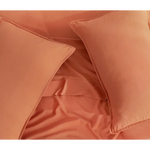 Vintage Washed Microfibre Sheet Set with 2 Pillowcases - Terracotta - Queen - Home & Garden > Bedding > Bed Sheets