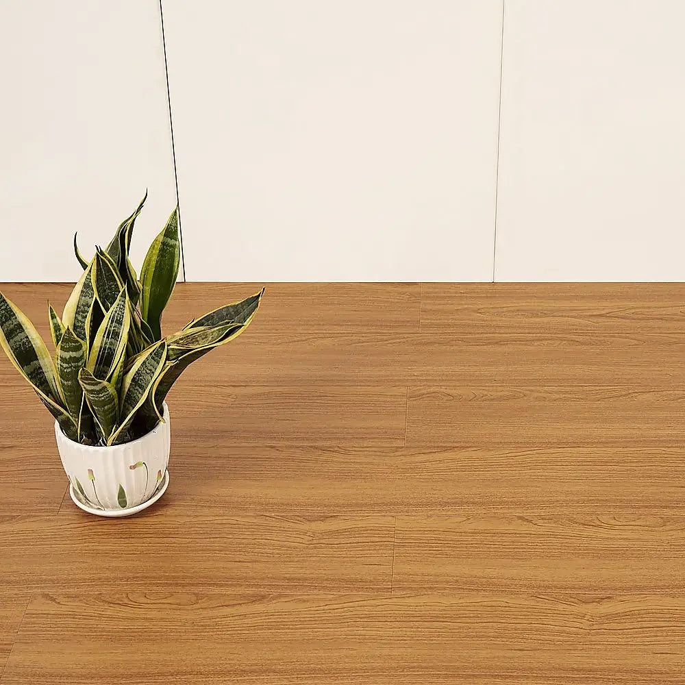 Vinyl Floor Tiles Self Adhesive Flooring African Mahogany Wood Grain 16 Pack 2.3SQM - Furniture > Office