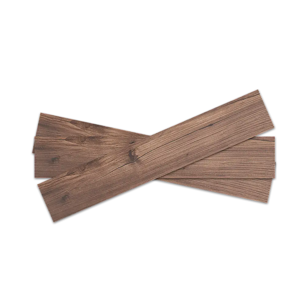 Vinyl Floor Tiles Self Adhesive Flooring Black Walnut Wood Grain 16 Pack 2.3SQM - Furniture > Office