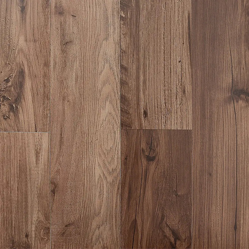 Vinyl Floor Tiles Self Adhesive Flooring Black Walnut Wood Grain 16 Pack 2.3SQM - Furniture > Office