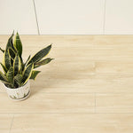 Vinyl Floor Tiles Self Adhesive Flooring Light Walnut Wood Grain 16 Pack 2.3SQM - Furniture > Office
