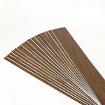 Vinyl Floor Tiles Self Adhesive Flooring Teak Wood Grain 16 Pack 2.3SQM - Furniture > Office