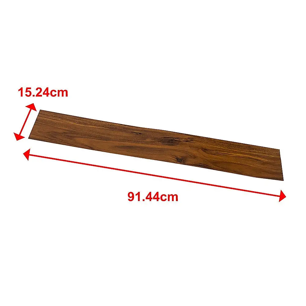 Vinyl Floor Tiles Self Adhesive Flooring Walnut Wood Grain 16 Pack 2.3SQM - Furniture > Office