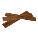 Vinyl Floor Tiles Self Adhesive Flooring Walnut Wood Grain 16 Pack 2.3SQM - Furniture > Office