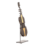 Violin Statue Display Ornament for Home Decor in Copper Finish - Home & Garden > Decor