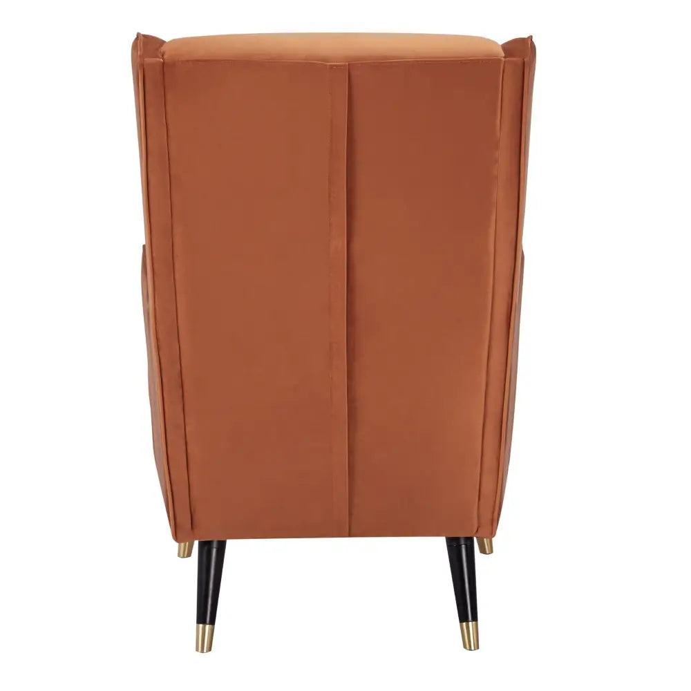 Vivian Accent Sofa Arm Chair Fabric Uplholstered Lounge Couch - Cinnamon - Furniture > Sofas